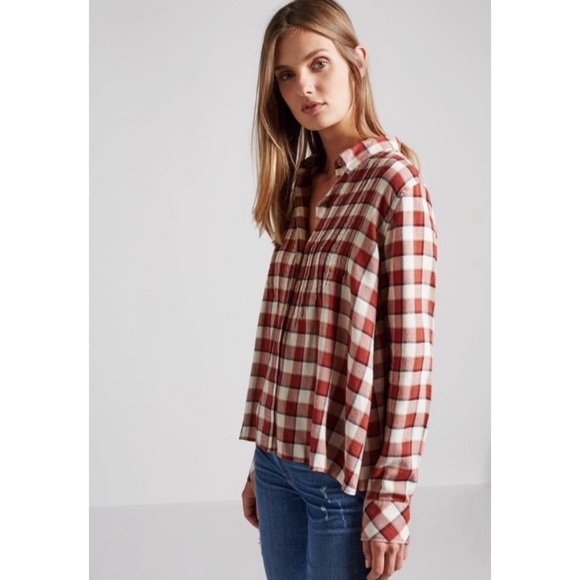 CURRENT/ELLIOTT The Lucy Tuck Blouse - Picture 4 of 16